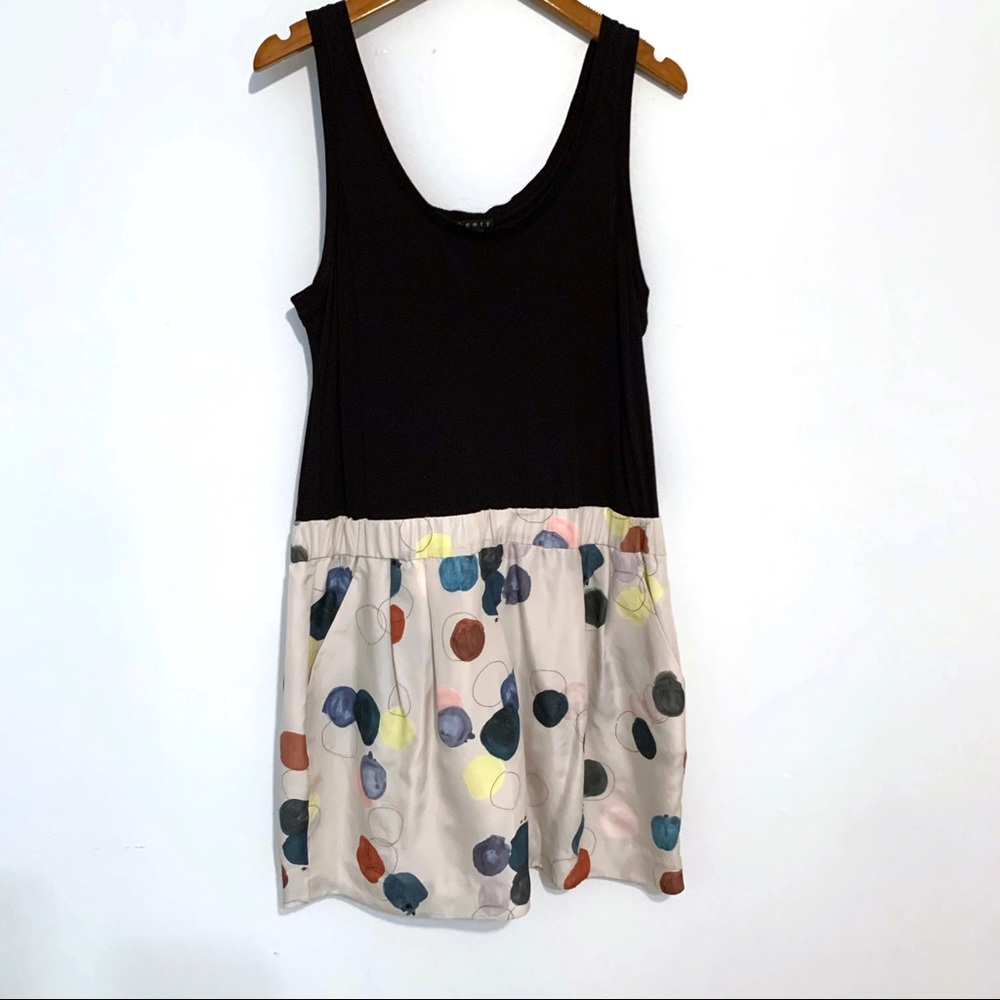 Theory - Black & Print Dress - Size Medium - EUC